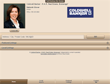 Tablet Screenshot of deborahglover.com